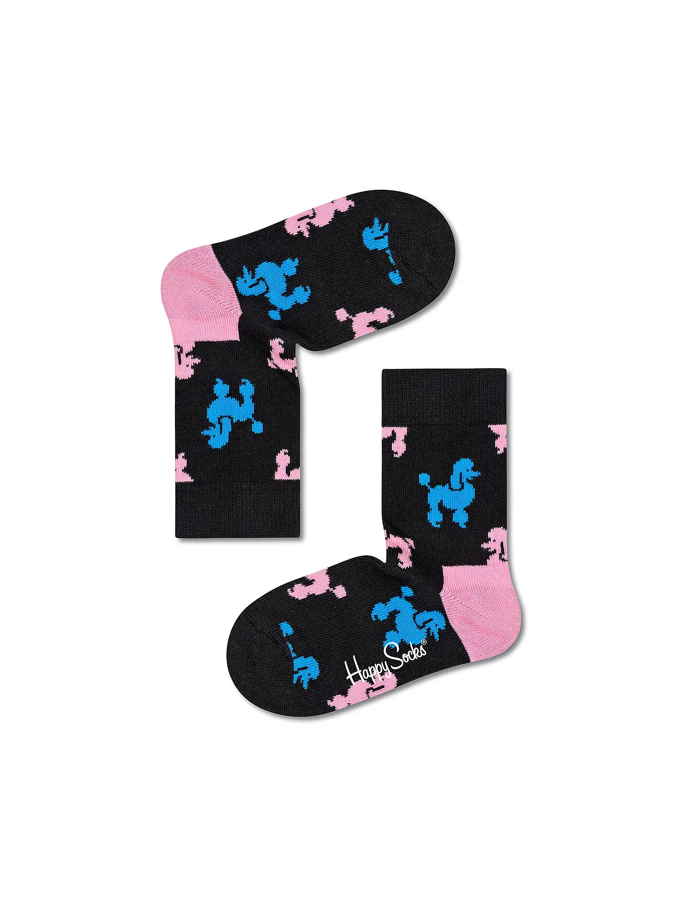 HAPPY SOCKS | Mädchen Socken POODLE black / multi | 